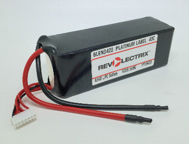 Revolectrix 2200mAh 2S LiPO - 40C Platinum Label - GoPACKS