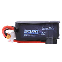 Gens ace 2200mAh 7.4V 50C 2S1P TRX Lipo Battery Pack with Traxxas plug